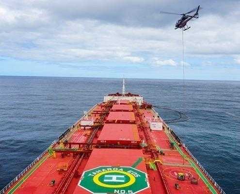 INFLITE Commercial Flying for a Cargo at the middle of the sea