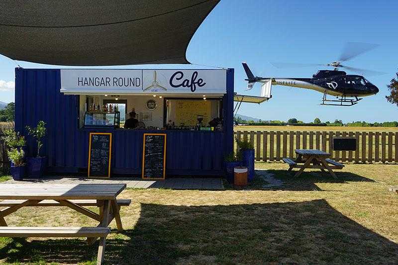 Hangar Round Cafe with INFLITE Helicopters
