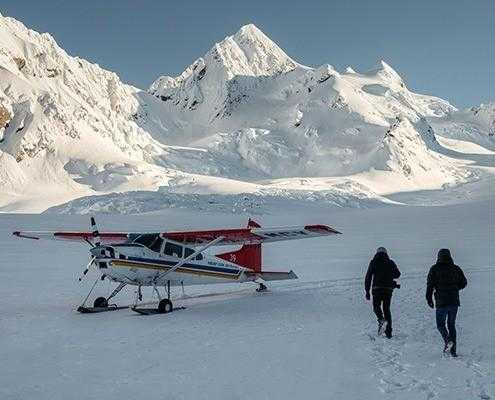 Mt. Cook Ski Plane Glacier Landing