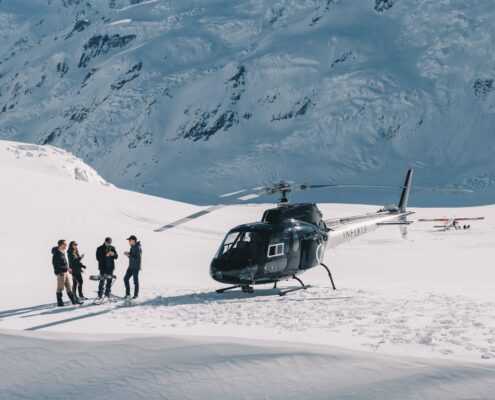 A group landed in Tasman with an Inflite helicopter