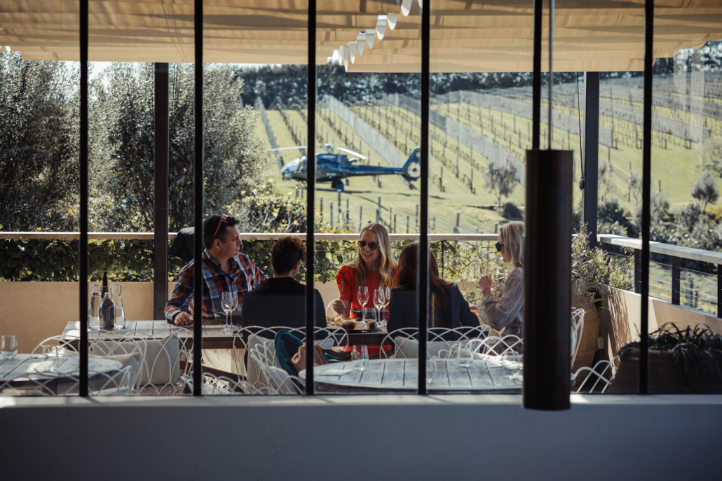 Waiheke Helicopter Dining at Tantalus